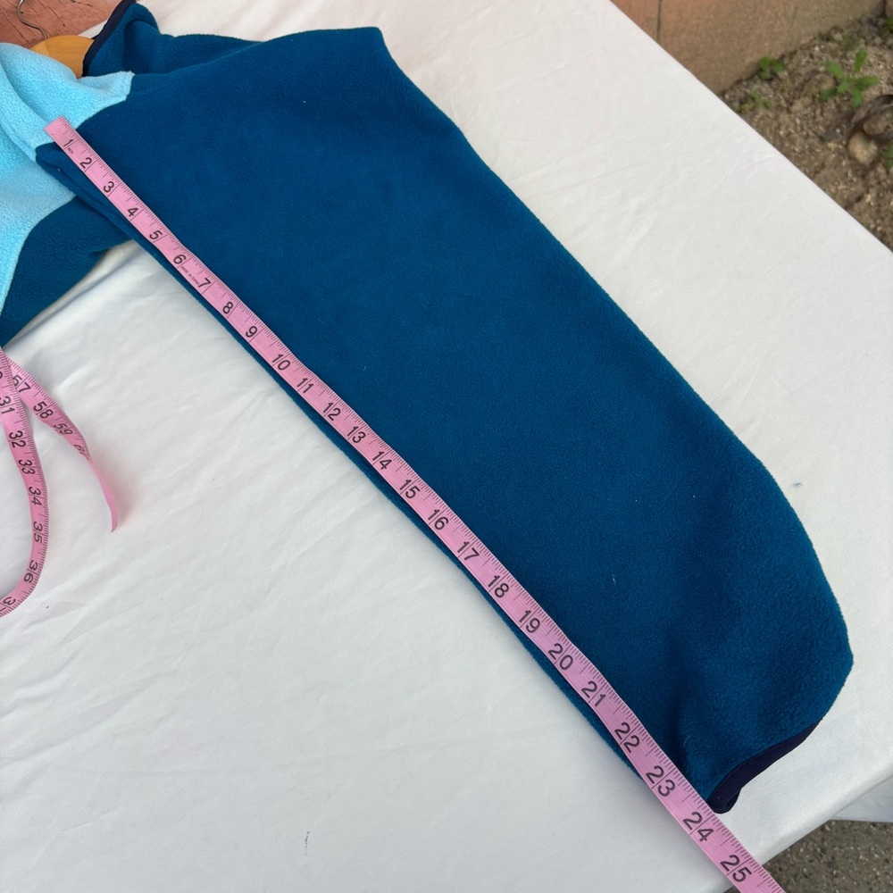 Patagonia Synchilla Snap T  Two Blue Tone Pullover Fleece Jacket Size Large - Picture 9 of 9